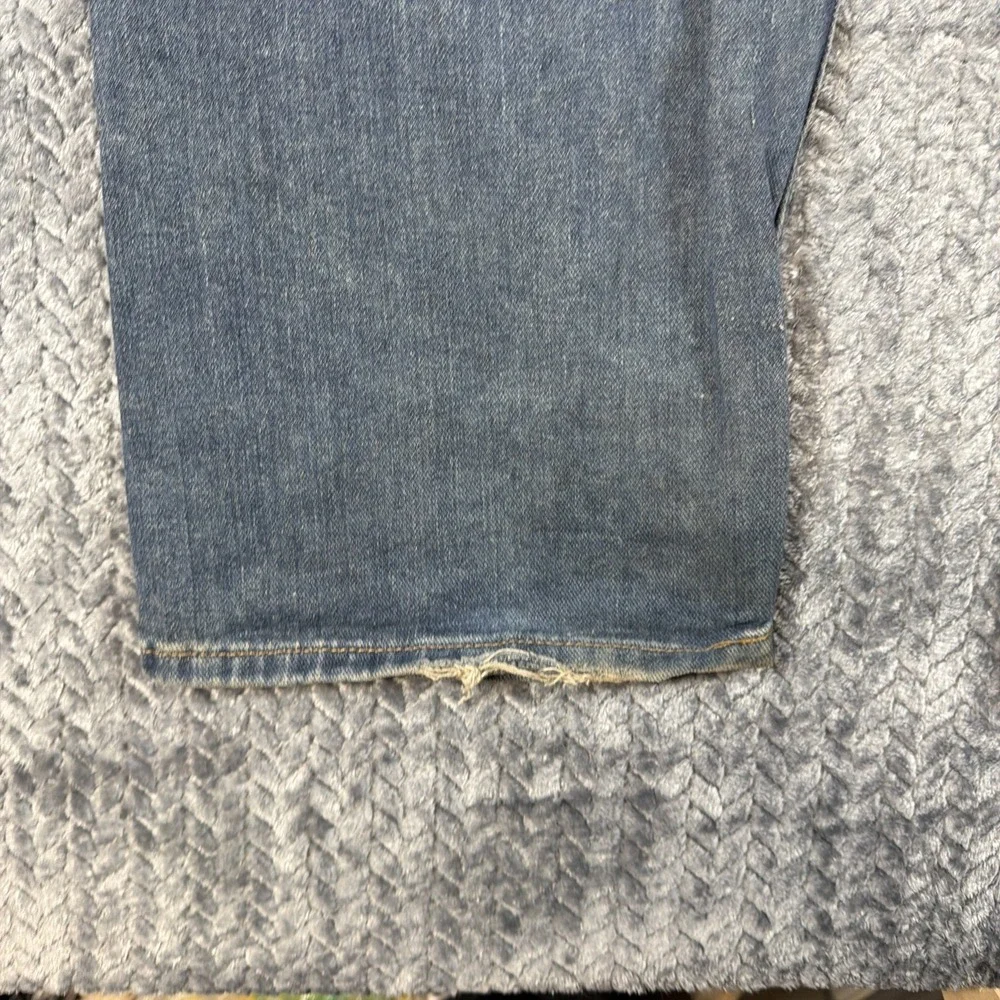 Signature Levis‎ Strauss Jeans Mens 40x30 Blue Dark Wash Cotton Stretch Athletic